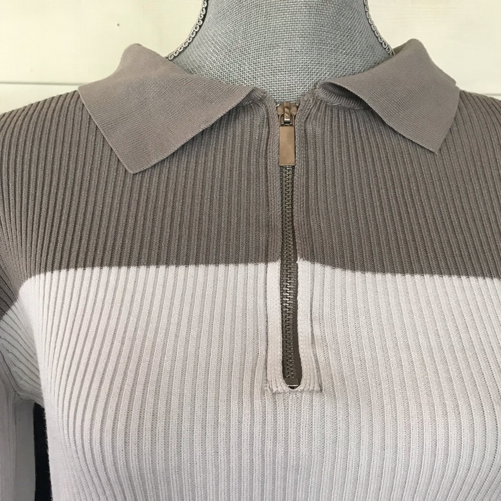 No Boundaries Three Tone Ribbed Top - Picture 4 of 5